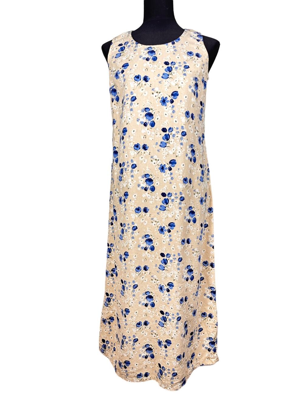 Dress Barn Women’s Sz: 4 Maxi Length Floral Sleeveless Summer Dress